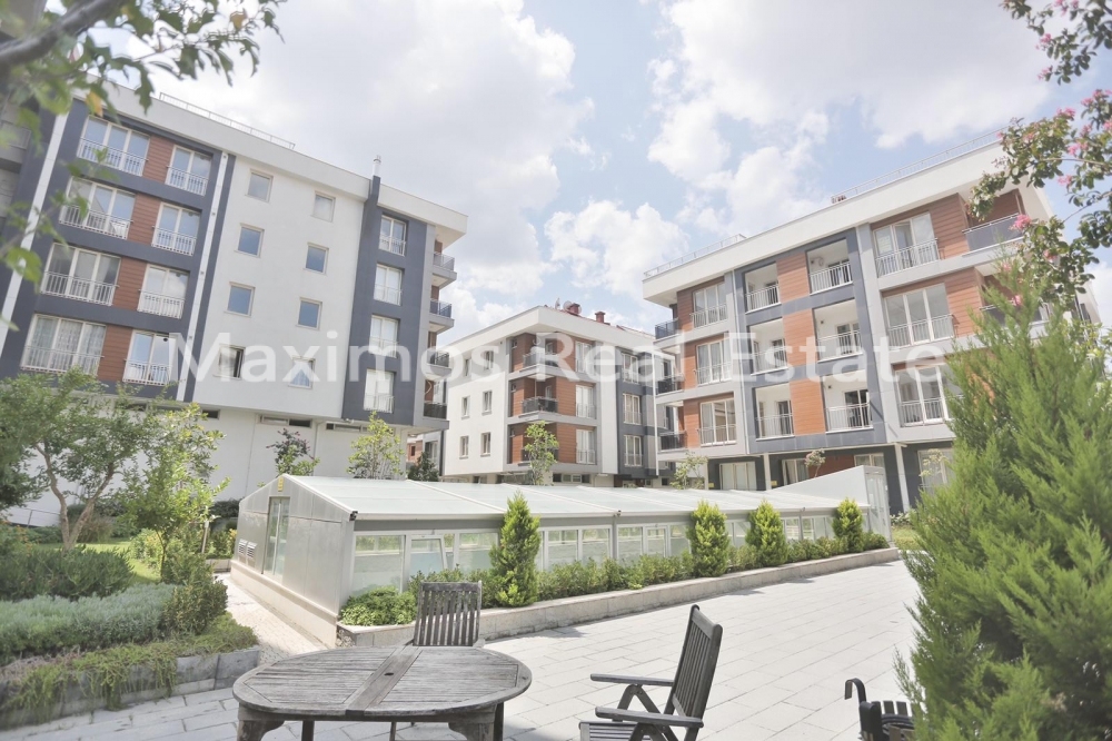 2 Bedroom Cheap Apartment for Sale in Beylikduzu – terrace (image 7)