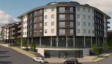 2 Bedroom Cheap Apartment for Sale in Beylikduzu – living room (image 2)