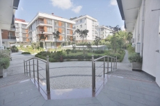 2 Bedroom Cheap Apartment for Sale in Beylikduzu – garden view (image 8)