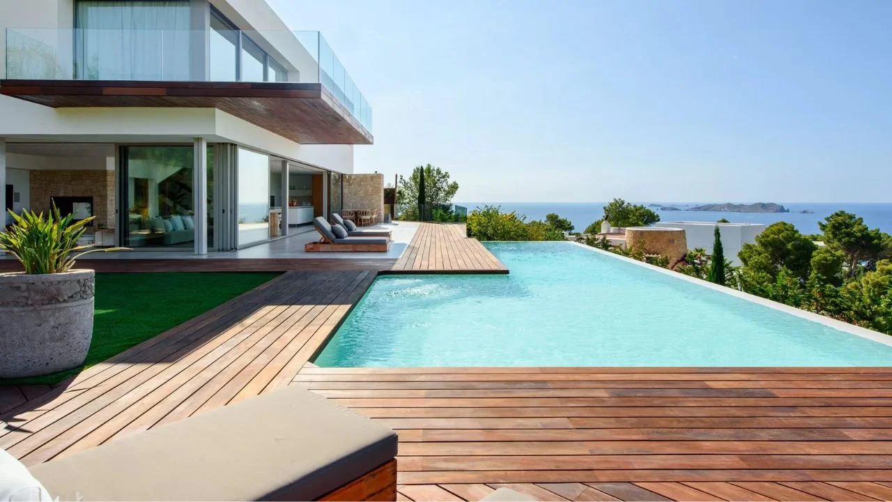 Antalya luxury villas with private pools, modern architecture, and established residential areas